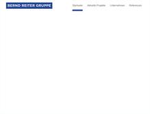 Tablet Screenshot of bernd-reiter-gruppe.de